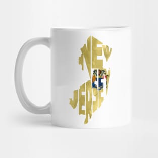 New Jersey Typo Map Mug